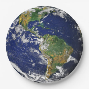 Earth From Space (America) Disposable Paper Plates