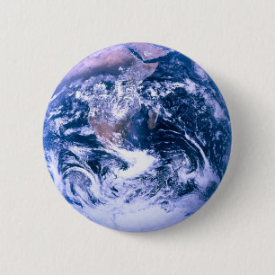 Earth From Space Blue Marble 2 Inch Round Button