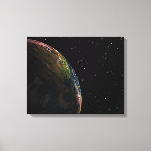 Earth from Space Canvas Print