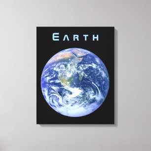 Earth From Space Canvas Print