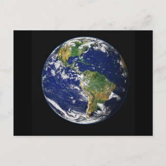 Earth from Space Post Card