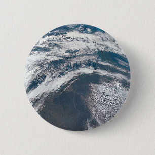 Earth From The Apollo 12 Spacecraft. 2 Inch Round Button