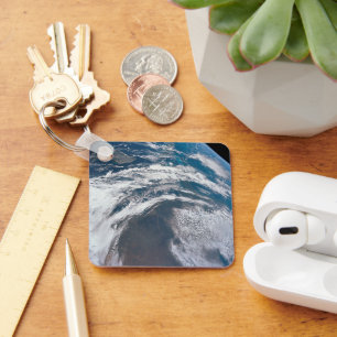 Earth From The Apollo 12 Spacecraft. Keychain