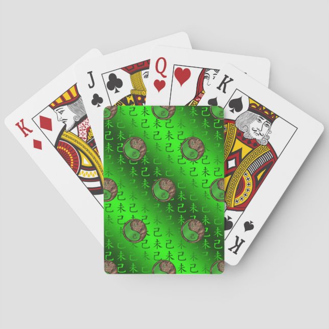 Earth Goat Playing Cards (Back)