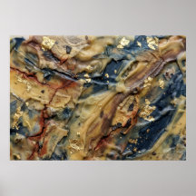 Earth Gold Spirit Guided Abstract Wall Art