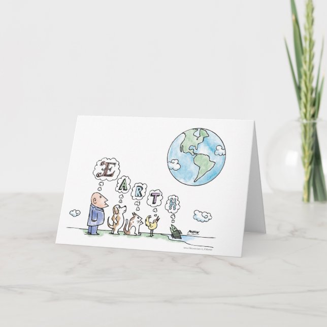 Earth Greeting Card (Front)