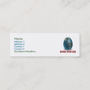 Earth Handle With Care Profile Card