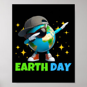 Earth Happy Day Funny Earth Day Kids Toddler Boys  Poster