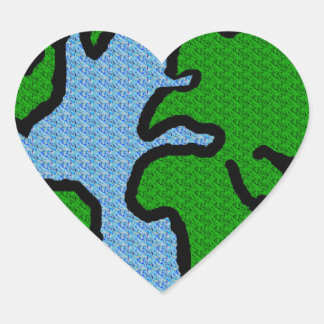 Earth Heart Sticker