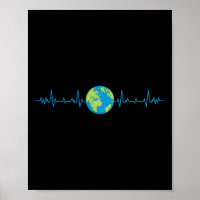 Earth Heartbeat Funny Earth’s Day Save Our Planet
