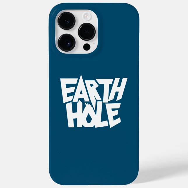Earth Hole for iPhone case Blue (Back)