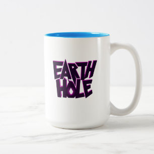 Earth Hole - Two-Tone Coffee Mug