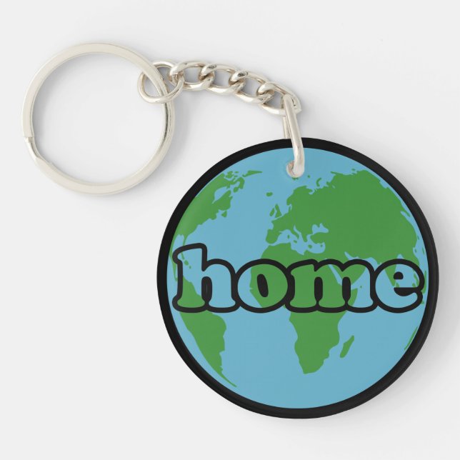 Earth Home Keychain (Front)