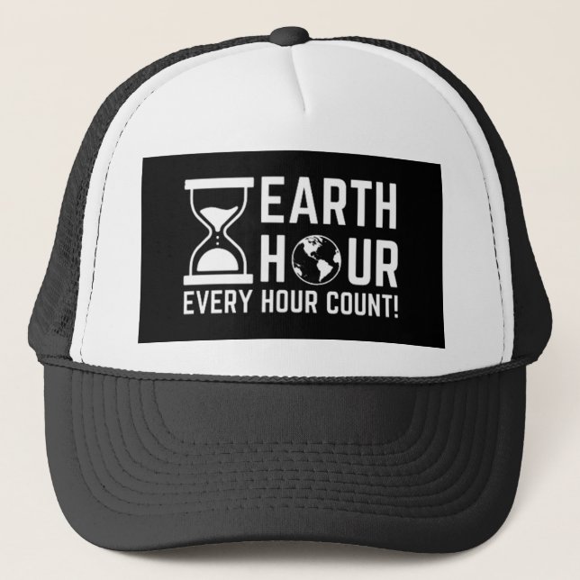 Earth Hour Trucker Hat (Front)
