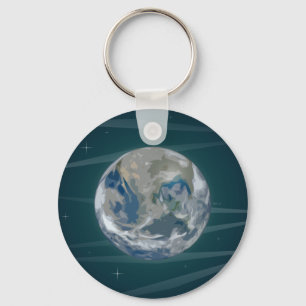Earth In Space Keychain