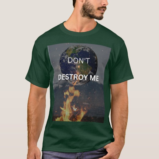 EARTH IS CRYING. T-Shirt (Front)