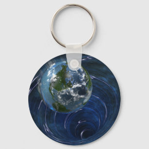 Earth is in trouble keychain