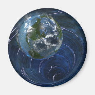 Earth is in trouble magnet