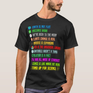 Earth Is Not Flat Funny Flat Earth Society Graphic T-Shirt