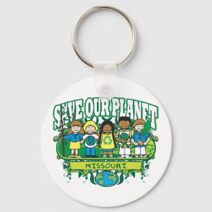 Earth Kids Missouri Keychain