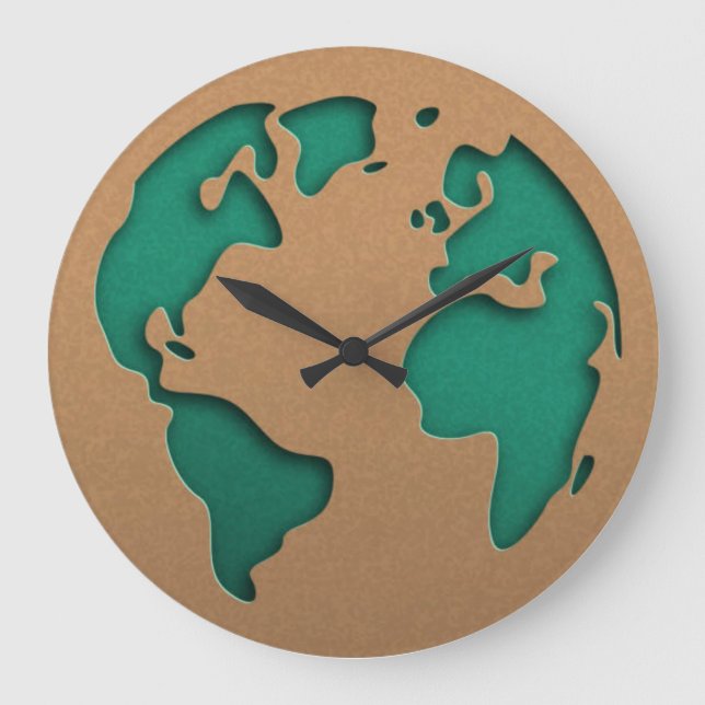 Earth  large clock (Front)