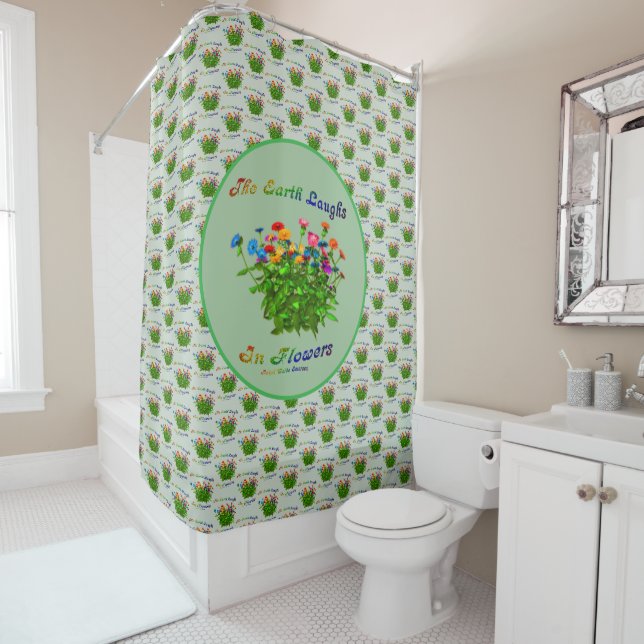 Earth Laughs In Flowers Inspirational Quote   (In Situ)