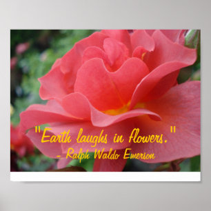 Earth Laughs in Flowers Poster