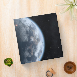 Earth-Like Planet With Oceans Coating Its Surface. Binder