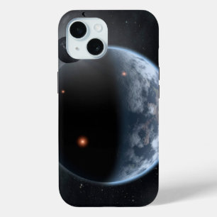 Earth-Like Planet With Oceans Coating Its Surface. iPhone 15 Case