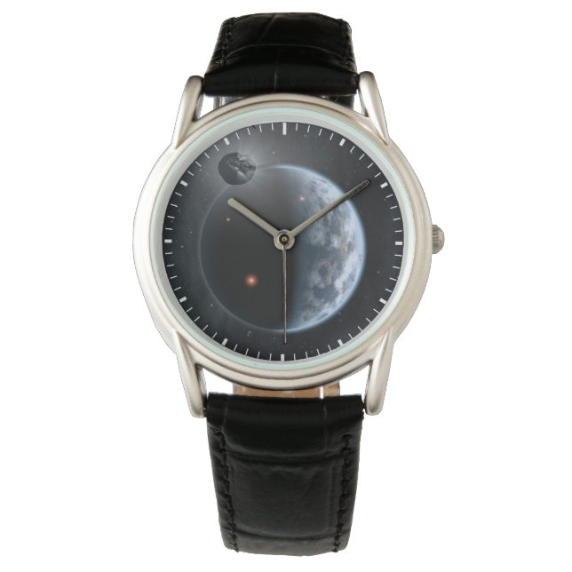 Earth-Like Planet With Oceans Coating Its Surface. Watch (Front)