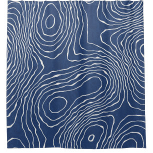 Earth Line Topographic Organic Print.