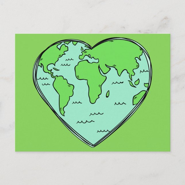Earth Love postcard (Front)