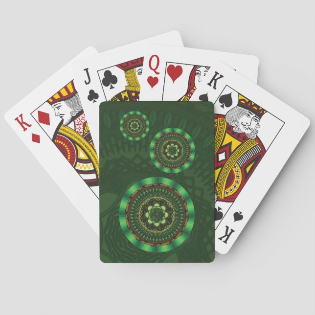 Earth Mandala Classic Playing Cards (Back)