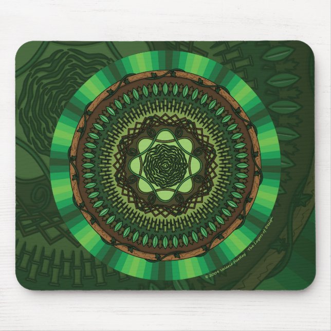 Earth Mandala Mousepad (Front)
