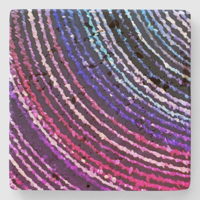 Earth Medley Stone Coaster - Twilight Magic (Front)