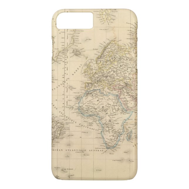 Earth Mercator proj Case-Mate iPhone Case (Back)