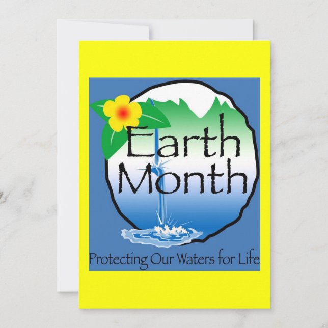 Earth Month Invitation (Front)