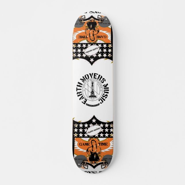 Earth Movers Street Surfer Skateboard (Front)