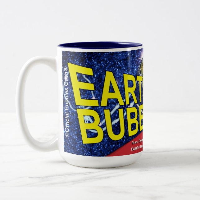 Earth Needs Bubbles Coffee Mug (Left)