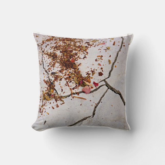 Earth Offering Throw Pillow (Front)