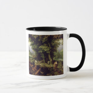 Earth or The Earthly Paradise, 1607-08 (oil on cop Mug