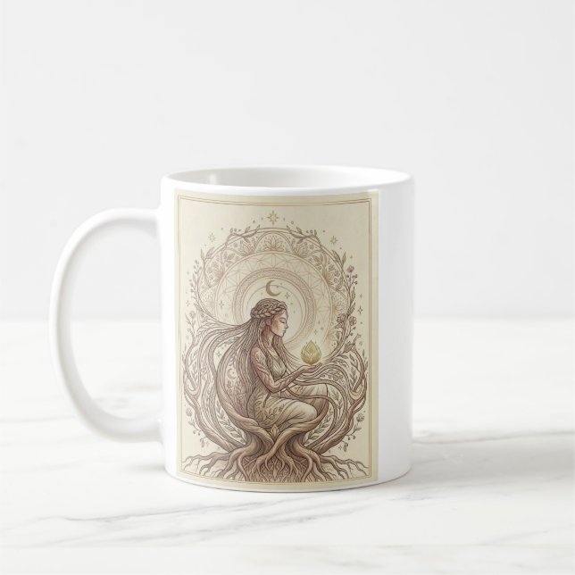 Earth Priestess Coffee Mug (Left)