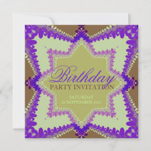 Earth Princess Party Invitations d'anniversaire