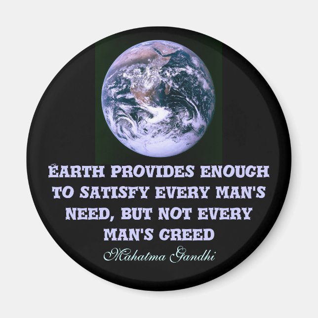 Earth provides magnet (Front)