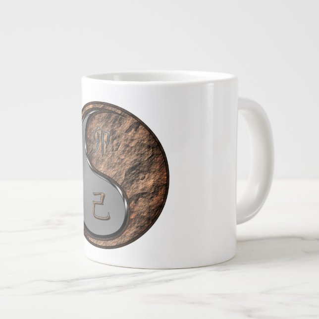 Earth Rabbit Large Coffee Mug (Front Right)