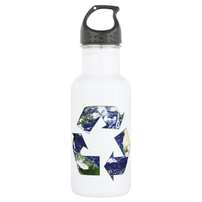 Earth - Recycling 532 Ml Water Bottle (Front)