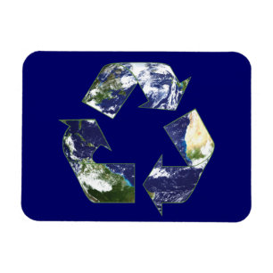 Earth - Recycling Magnet