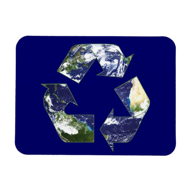 Earth - Recycling Magnet (Horizontal)