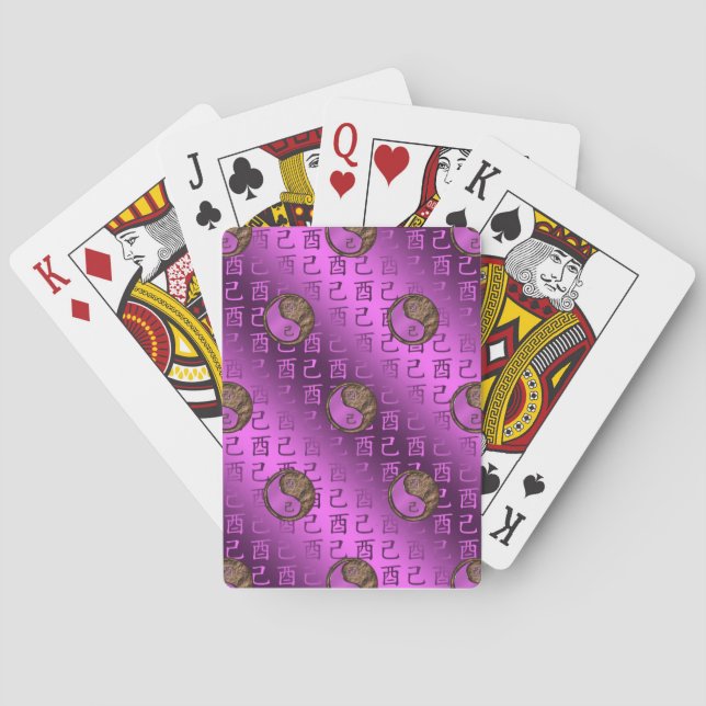 Earth Rooster Playing Cards (Back)