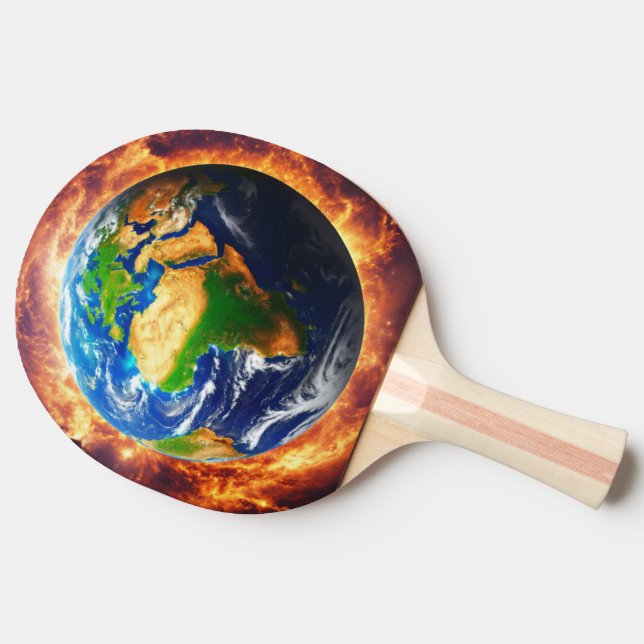  Earth’s Cycle of Creation Destruction Ping Po Pong Paddle (Side)